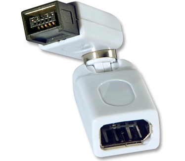 Lindy Flexibler 3D-360° FireWire 9/6 - Adapter