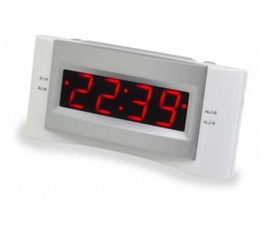Soundmaster UR122WE Wekkerradio met USB laadfunctie