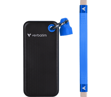 Verbatim Pocket SSD 1TB Blauw, Zwart