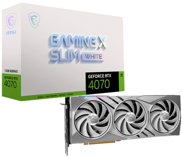 MSI GeForce RTX 4070 GAMING X SLIM WHITE 12G
