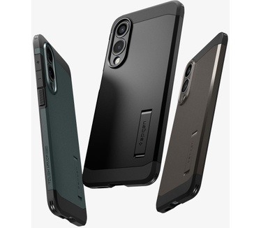 Spigen Galaxy S25 Edge Case Tough Armor AI (MagFit) Zwart