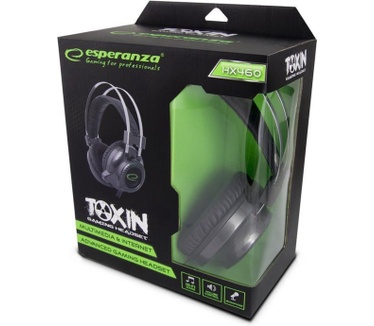 Esperanza GAMING Headset-Koptelefoon TOXINE met MICROFOON HX460 - Kabellengte 2 m
