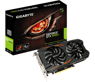 Gigabyte GeForce® GTX 1050 Ti Windforce 4G