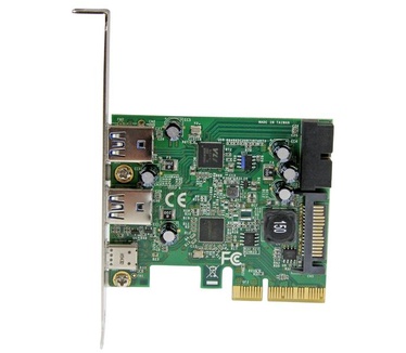 Startech.com 5-Poorts USB 3.1 (10Gbps) uitbreidingskaart - 1x USB-C, 2x USB-A + 2x IDC (5Gbps) combo card - PCIe