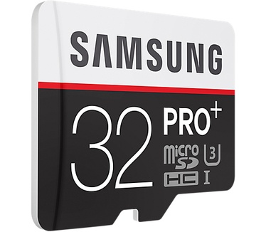 Samsung Pro+ microSDHC + SD-adapter 32GB