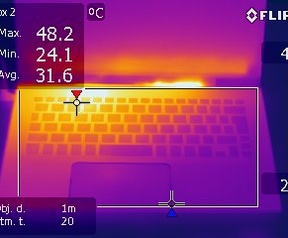 Warmtebeeld Toshiba Satellite Radius 12