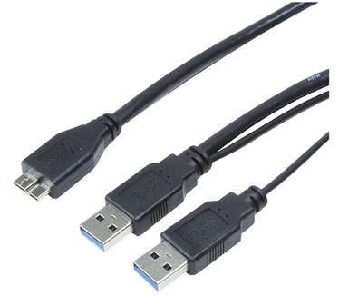 LogiLink 2xUSB3.0 - USB3.0 Micro-B, 1.8m