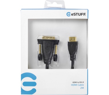 eStuff 2m HDMI - DVI-D m/m