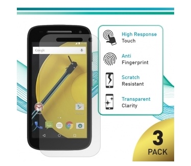 X'entrix Screen Protector Motorola Moto E (2015) - Crystal Clear - 3 stuks