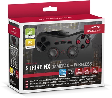 Speedlink STRIKE NX Wireless Gamepad (Zwart) (acceptatie) Zwart