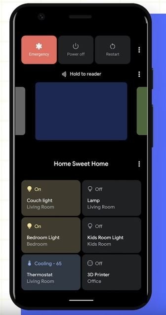 Power-menu Android 11