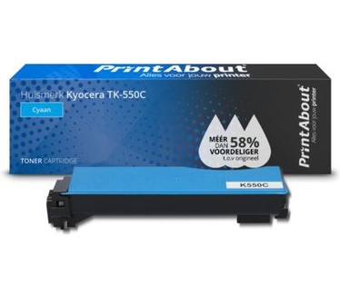 PrintAbout Huismerk Kyocera TK-550C Toner Cyaan