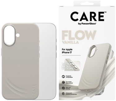 PanzerGlass CARE by PanzerGlass® Feature FLOW Case Vanilla w. MagSafe iPhone 17