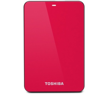 Toshiba STOR.E Canvio 3.0 Portable Hard Drive 500GB Rood