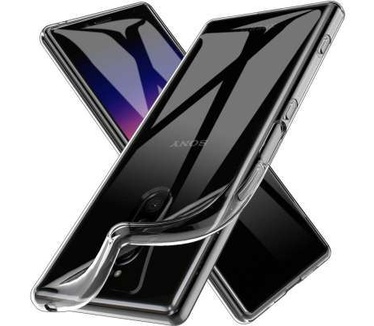 qMust Sony Xperia 1 Flexibel Hoesje Transparant