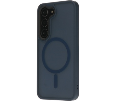 Mobiparts Hardcover Samsung Galaxy S23 Satin Blue (Magsafe Compatible)