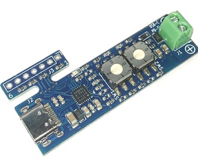 USB Power Delivery Sink op basis van een Cypress CYPD3177 PD-controller