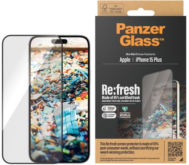 PanzerGlass UWF Refresh with 45% rec. Glas (Apple - iPhone 15 Plus)