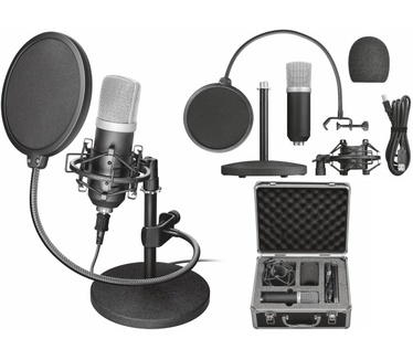 Trust GXT 252 Emita - USB Studio Microfoon met Popfilter en Plopkap