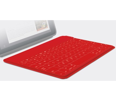 Logitech Keys-To-Go iPad rood (QWERTY)