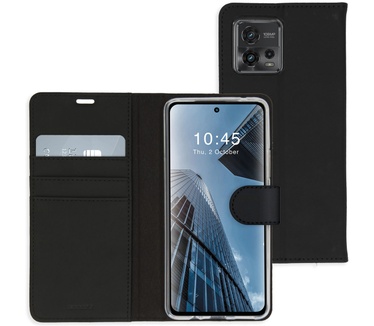 Accezz Wallet Softcase Bookcase Motorola Moto G72 - Zwart