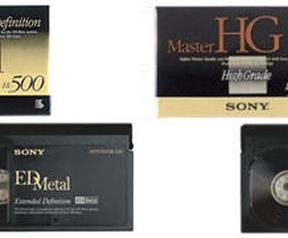 Sony Betamax- & Micro MV-tapes