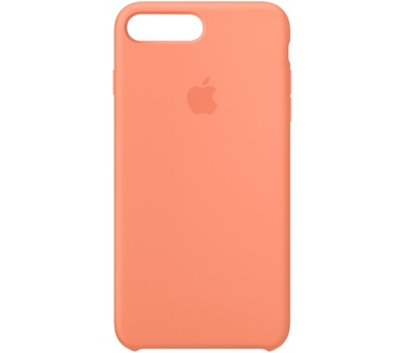 Apple iPhone Silicone Case Peach 7 Plus/8 Plus  Blauw