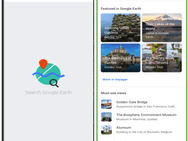 Nieuwe interface Google Earth