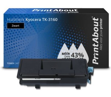PrintAbout Huismerk Kyocera TK-3160 Toner Zwart