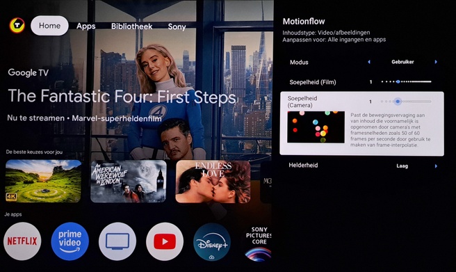 Bravia 8 II - motionflow