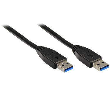 Alcasa USB A - USB A 3m M/M