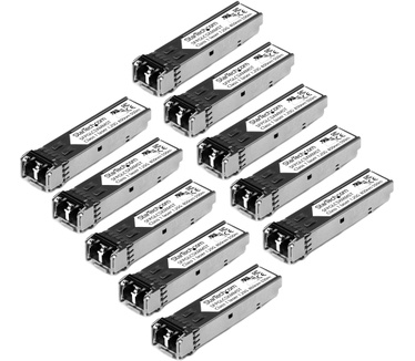 Startech.com Gigabit Fiber SFP Transceiver Module Cisco GLC-SX-MM Compatibel MM LC 550m 10 stuks