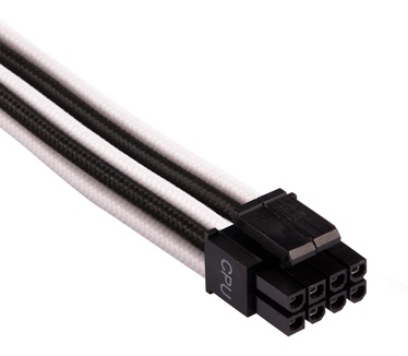 Corsair Premium Individually Sleeved PSU Cables Starter Kit Type 4 Gen 4 - White/Black Wit, Zwart