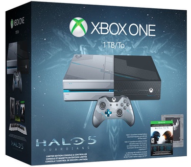 Microsoft Xbox One 1TB (HDD) Limited Edition Halo 5: Guardians Pack Grijs