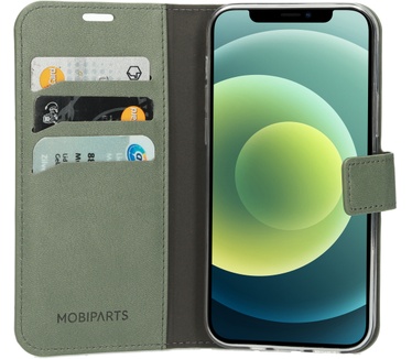 Mobiparts Classic Wallet Case Apple iPhone 12/12 Pro Stone Green