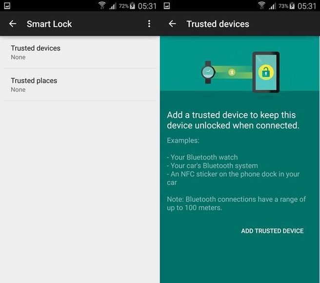 Smart Lock op Android 5.0