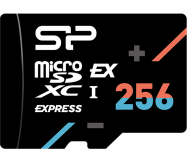 Silicon Power Hypera - flash memory card - 256 GB - microSD PCI Express Gen 3x1 UHS-I