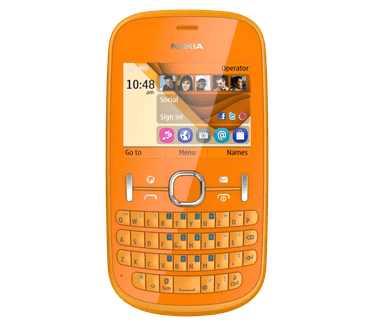 Nokia Asha 201 Oranje