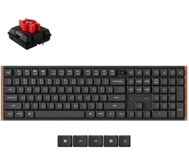 Keychron K5 Ultra Milk POM Red HS WL US