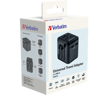 Verbatim Universal Reiseadapter UTA-01 mit 2xUSB-A retail