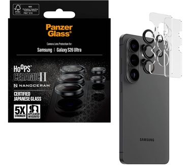 PanzerGlass PanzerGlass® Hoops® Ceramic II Camera Lens Protector Samsung Galaxy S26 Ultra