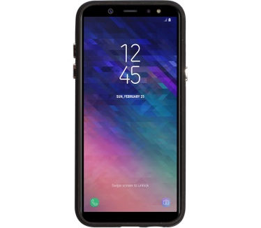 Mobiparts Rugged Tough Grip Case Samsung Galaxy A6 (2018) Black