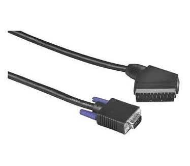 Hama Video Connecting Cable, Scart Plug - HDD Plug, 15-pin, 5m
