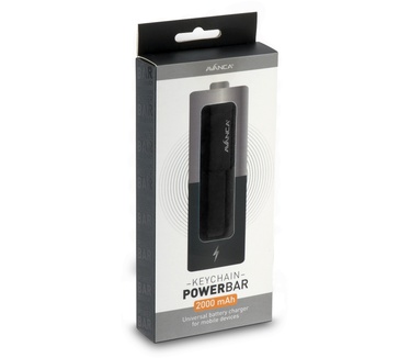 Avanca Powerbar 2000 Sleutelhanger - Zwart