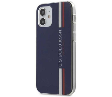 U.S. Polo Tricolor Hard Case Apple iPhone 12 Mini (5.4") - Blauw Blauw