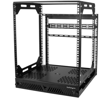 Startech.com 12U uitschuifbaar server rack roteerbaar open frame serverkast