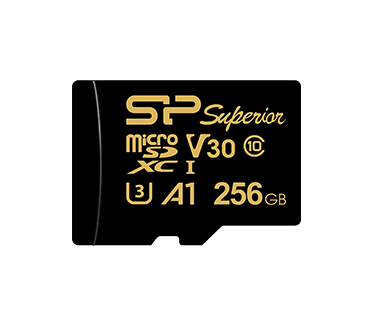 Silicon Power Golden Series Superior microSD, 256GB