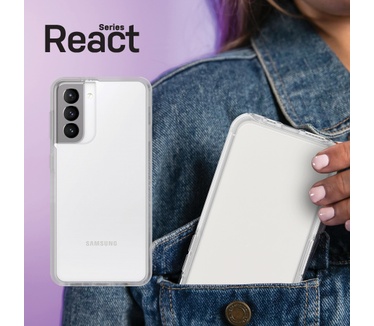 Otterbox React Series voor Samsung Galaxy S21+ 5G, transparant