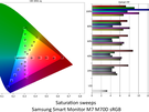 Samsung Smart Monitor M7 (M70F) - Kleurmetingen sRGB