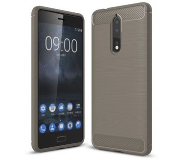qMust Nokia 8 Rugged TPU Case - Grijs